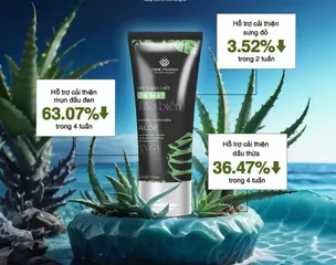 Tẩy Tế Bào Chết Mặt Tảo Biển Nét Hoa 50g - Chiết Xuất Lô Hội và Hoa Cúc, Giúp Da Mềm Mịn và Tươi Sáng
