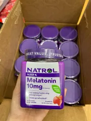 Kẹo dẻo giúp ngủ ngon M.E.L.A.T.O.N.I.N 10MG NATROL 90 VIÊN