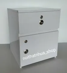Tủ Đầu Giường Cỡ Lớn 50x40x40 - Nhựa Cao Cấp Đã Lắp Sẵn, Tiện Lợi, Chống Thấm Nước, Mẫu Trang Trí Phòng Ngủ Tuyệt Vời