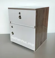 Tủ Đầu Giường Cỡ Lớn 50x40x40 - Nhựa Cao Cấp Đã Lắp Sẵn, Tiện Lợi, Chống Thấm Nước, Mẫu Trang Trí Phòng Ngủ Tuyệt Vời
