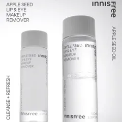 Tẩy Trang Mắt Môi Innisfree Apple Seed Lip & Eye Makeup Remover 100ml - Sạch Nhẹ Nhàng, Phù Hợp Với Da Nhạy Cảm, Dễ Dàng Xóa Trang Điểm Waterproof