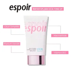 Kem Chống Nắng Nâng Tông Espoir Water Splash Cica Tone Up Sun Cream SPF50+ PA++++ 60ml - Bảo Vệ Da Hiệu Quả, Làm Sáng Tự Nhiên