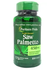 Viên uống Saw Palmetto 450mg Puritan's Pride - Hỗ trợ sức khỏe tuyến tiền liệt và đường tiết niệu cho nam giới, 100 viên, Mỹ