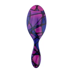 Lược Chải Tóc Wet Brush Original Detangler Stain Glass - Gỡ Rối Tóc Hiệu Quả, Thiết Kế Màu Sắc Xanh Hồng Tím, Phụ Kiện Chăm Sóc Tóc Cao Cấp