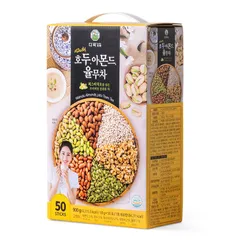 Ngũ Cốc Hạt Dẻ Hạnh Nhân Bí Xanh Óc Chó Darak Hàn Quốc - Hỗ Trợ Dinh Dưỡng, Giảm Cân, 50 Gói, 900g
