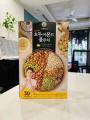 Ngũ Cốc Hạt Dẻ Hạnh Nhân Bí Xanh Óc Chó Darak Hàn Quốc - Hỗ Trợ Dinh Dưỡng, Giảm Cân, 50 Gói, 900g
