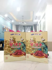 Táo Đỏ Hàn Quốc Sấy Khô Nguyên Quả Hộp 1kg - Quà Tặng Dinh Dưỡng Tuyệt Vời Cho Mẹ Bầu, Người Thiếu Máu, Và Người Suy Nhược