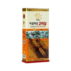 Hồng Sâm Củ Khô Hộp Thiếc Achimmadang Hàn Quốc 300g - Tăng Cường Sức Khỏe, Hỗ Trợ Bổ Máu, Giảm Stress