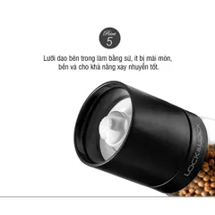 Hũ Xay Tiêu Thủy Tinh Lock&Lock CKO116 - 170ml, Thiết Kế Sang Trọng, Chất Liệu Cao Cấp, Tiện Lợi Trong Bếp, Màu Ngẫu Nhiên