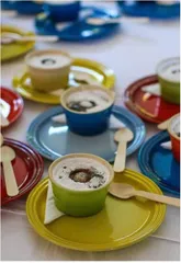 Bộ 6 bát mini Le Creuset cầu vồng 100ml - Tô chén chất lượng cao, an toàn cho máy rửa chén, quà tặng hoàn hảo