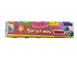 Bột Nặn Màu Sắc Pandy 5 Hủ – Đất Nặn An Toàn Cho Trẻ Em, Khám Phá Nghệ Thuật Sáng Tạo, Thương Hiệu Green Academy VN