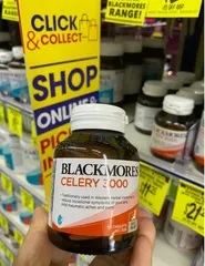 Viên uống giảm Goutt Blackmores Celery 3000mg - 50 viên hỗ trợ đào thải axit uric, giảm viêm khớp - Hàng Úc chính hãng