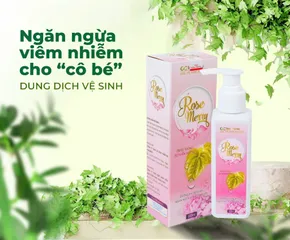 Dung Dịch Vệ Sinh Phụ Nữ Rose Merry - Khử Thâm, Dưỡng Ẩm, Lưu Hương Thơm Quyến Rũ Với Chiết Xuất Trầu Không 120ml
