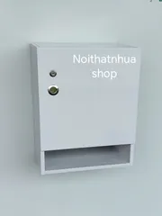 Tủ Đựng Đồ Treo Tường Có Khoá Màu Trắng - Tủ Đồ Đa Năng Tiện Lợi, Thiết Kế Gọn Gàng Cho Phòng Bếp, Đã Lắp Sẵn, Chất Liệu Nhựa Cao Cấp