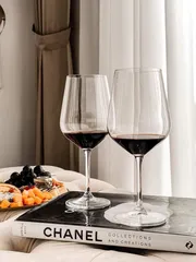 Bộ ly vang Bohemia Rebecca 540ml - Set 6 chiếc pha lê cao cấp, an toàn, chịu nhiệt trên 400 độ C, thích hợp cho bữa tiệc sang trọng