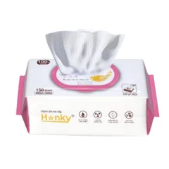 Khăn Ướt Hanky Không Cồn, Không Parabens - Khăn Lau Đa Năng Cho Bé, 80 Tờ, An Toàn Cho Làn Da Nhạy Cảm