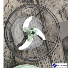 Dụng Cụ Băm Nhỏ Thực Phẩm LocknLock CKS-312GRN 400ml - Xay Cắt Rau Củ, Nghiền Thịt Bằng Tay Tiện Lợi, Thiết Kế Nhỏ Gọn