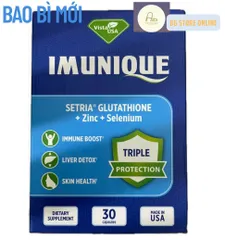 (NK Mỹ) IMUNIQUE- Viên uống giải độc gan, làm đẹp da