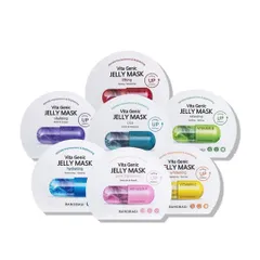 Mặt Nạ Banobagi Vita Genic Jelly Hộp 10 Miếng - Giúp Làm Sáng Da, Cung Cấp Độ Ẩm, Chăm Sóc Da Tự Nhiên Cho Mọi Loại Da