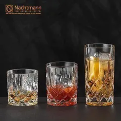 Bộ 18 Cốc Pha Lê Nachtmann Noblesse - Cốc Uống Rượu và Đồ Uống Sang Trọng, Chất Liệu Bền Bỉ, Thiết Kế Đẹp Mắt, Xuất Xứ Đức