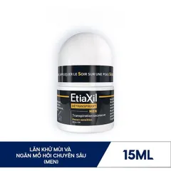 Lăn Khử Mùi Etiaxil Đen 15ml - Chống Mồ Hôi Hiệu Quả Cho Nam Giới, Ngăn Mùi Trong 5 Ngày, An Toàn Cho Da Nhạy Cảm