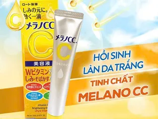 Serum CC Melano 20ml Nhật Bản - Dưỡng trắng da, làm mờ thâm mụn với Vitamin C và E, phù hợp mọi loại da