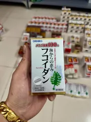 Tảo Fucoidan Orihiro 90 Viên Nhật Bản - Bổ Sung Dinh Dưỡng Tăng Cường Đề Kháng và Miễn Dịch, Hỗ Trợ Sức Khỏe Tốt Nhất