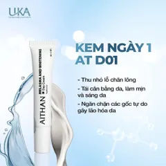 Bộ kem nám AITHAN UKA MELASMA AND WHITENING 15g - Giảm nám, làm sáng da, chữa lão hóa, an toàn, hiệu quả cao, sản phẩm chăm sóc da chuyên sâu.