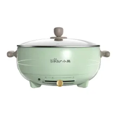 Nồi Lẩu Nướng Đa Năng Bear DHG-B50C1 5L - Chống Dính, Công Suất 1200W, Dùng Cho 2-8 Người, Hàng Chính Hãng