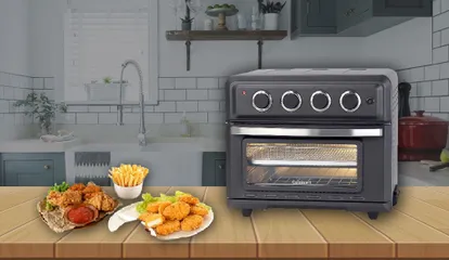 Lò Chiên Không Dầu Cuisinart TOA60U 17 Lít - Thiết Kế Đa Chức Năng, Nướng, Chiên, Tốt Cho Sức Khỏe, Phù Hợp Gia Đình
