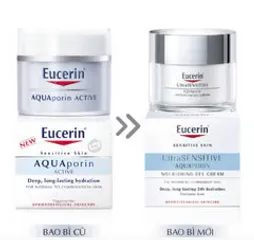 Kem Dưỡng Ẩm Eucerin Dịu Nhẹ Cho Da Thường, Hỗn Hợp 50ml