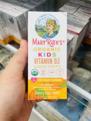 Vitamin D3 Organic Mary Ruth's cho bé từ 6 tháng