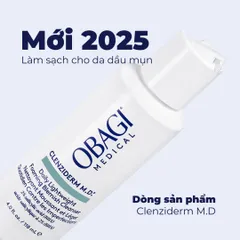 Sữa Rửa Mặt BHA Obagi Clenziderm M.D. - Tẩy Tế Bào Chết, 7 Trong 1, Chăm Sóc Da Dầu Mụn, 118ml