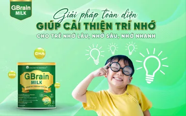 Combo 2 Hộp Sữa tảo trí não GBrain MILK giúp trẻ thông minh vượt trội