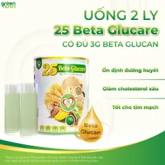 Combo 2 Lon 750gr Sữa Hạt Ngũ Cốc 25 Beta Glucare - Thực Phẩm Chức Năng Cho Người Tiểu Đường, Hỗ Trợ Tim Mạch, Không Đường Tinh Luyện