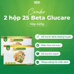 Combo 2 Hộp Sữa Hạt Ngũ Cốc 25 Beta Glucare 625gr - Hỗ Trợ Ổn Định Đường Huyết - Sản Phẩm Nhập Khẩu Từ Malaysia