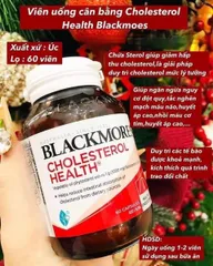 Viên Uống Giảm Cholesterol Blackmores Cholesterol Health 60 Viên