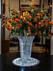 Lọ Hoa Pha Lê Bohemia 35,5cm - Thiết Kế Sang Trọng, Chất Liệu Cao Cấp, Quà Tặng Ý Nghĩa Cho Không Gian Sống
