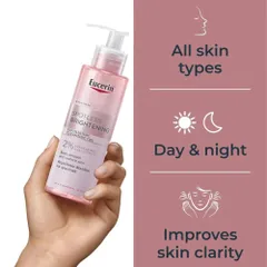 Sữa Rửa Mặt Sáng Da Eucerin Spotless 200mL - Gel Tẩy Tế Bào Chết, Dưỡng Ẩm, Giúp Giảm Đốm Nâu, Phù Hợp Mọi Loại Da