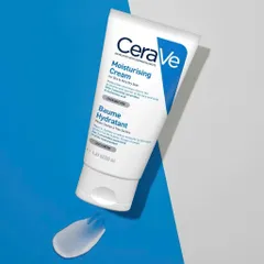 Kem Dưỡng Ẩm Cerave Moisturising Cream 50ml - Phục Hồi Da Khô, Giữ Ẩm 48 Giờ, Cho Mọi Loại Da