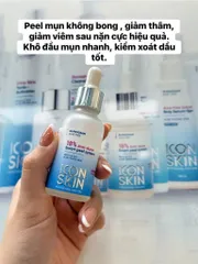 Iconskin Tẩy Da Chết Ngừa Mụn 18% Peel Dành Cho Da Dầu 30ml - Giải Pháp Chăm Sóc Da Mịn Màng, Sáng Khỏe
