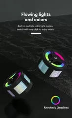Loa Bluetooth Monster AirRock X100 - Âm Thanh Stereo Surround, Đèn LED RGB, Thiết Kế Nhỏ Gọn, Kết Nối Bluetooth 5.4 - Âm Nhạc Đỉnh Cao