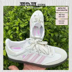 Giày Thể Thao Adidas Samba OG Hồng Nhạt - Sneakers Phong Cách Basic Nam Nữ 2025, Thời Trang Hot Trend 3 Sọc