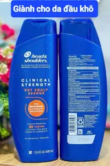 Dầu Gội Chuyên Sâu Head & Shoulders Clinical Strength 400ml - Ngăn Gàu, Nấm, Giữ Ẩm Tóc Khô Xơ, Mỹ