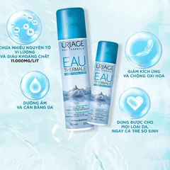 Uriage Xịt khoáng dưỡng ẩm cân bằng da URIAGE THERMAL WATER 50ml