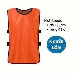 Áo tập đá bóng, thể thao, áo bib vải thoáng mát nhiều màu sắc, áo team building