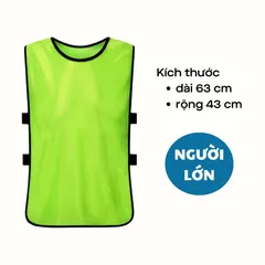 Áo tập đá bóng, thể thao, áo bib vải thoáng mát nhiều màu sắc, áo team building