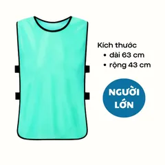 Áo tập đá bóng, thể thao, áo bib vải thoáng mát nhiều màu sắc, áo team building