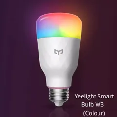 Bóng đèn LED Thông minh XIAOMI Yeelight W3 E26/E27 - Điều khiển qua App, Đèn RGB, Tiết kiệm điện, Tích hợp Google Assistant và Alexa