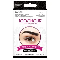 Bộ Nhuộm Lông Mày Và Mi 1000 Hour - Dễ Dàng Tự Nhuộm Tại Nhà, Bền Màu Suốt 6 Tuần, Chống Thấm Nước, Chuyên Dụng Cho Phái Đẹp
